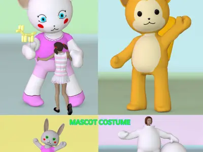 Mascot Costume 3D model