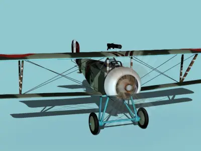 Nieuport 11 VHP V07 3D model