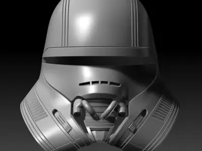 First Order Jet Trooper Helmet 3D Printable Model 3D print model