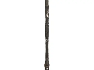 Fantasy sword 3D model 9
