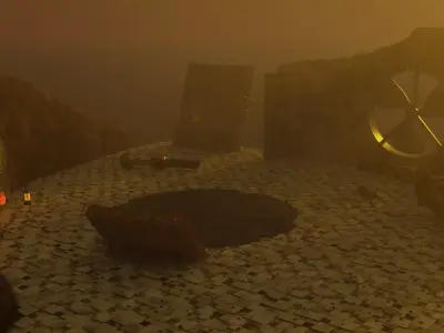 Sci-fi Scene 3D model