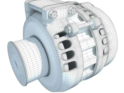 3D Alternator 22 3D model