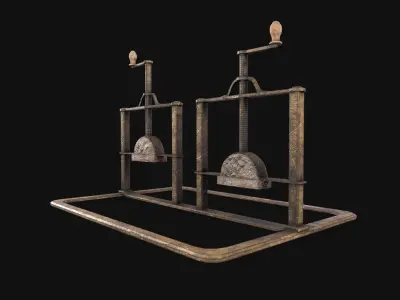 Dungeon Hand Crusher Low-poly 3D model