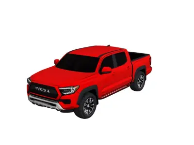 Toyota Tacoma Offroad Pickup Truck 3D Model 3D model