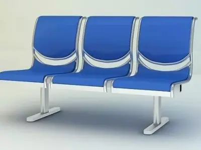 Airport Seat 3D model