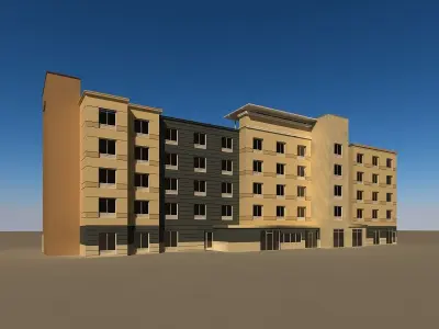 Hotel M2 3D model