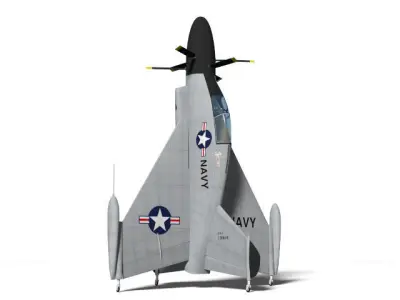 Convair XFY-1 POGO 3D model
