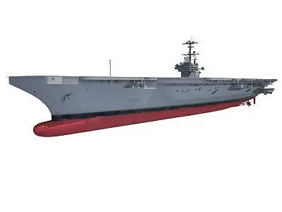 Set of 2 Navy ships 3D model