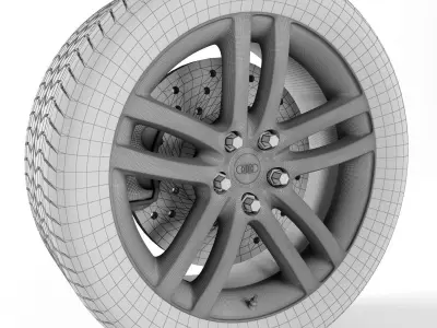 Audi Q7 Wheel 3D model