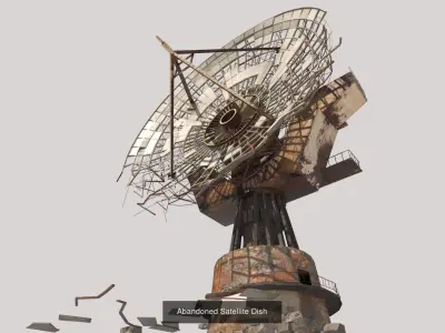 Set Of Post-Apocalyptic Objects 3D Model Collection