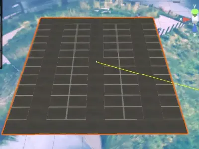 Parking Lot Free low-poly 3D model