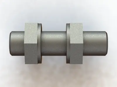 Sensor Balluff Indutivo M12x1 BES00 Inductive Balluff Sensor 3D model