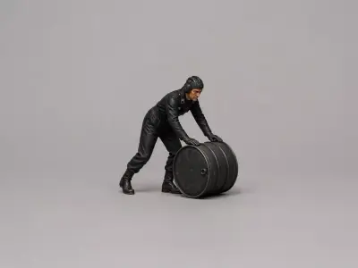 Fuel Barrel Crewman 3D print model