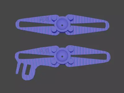 AXL Rac Link Low-poly 3D model