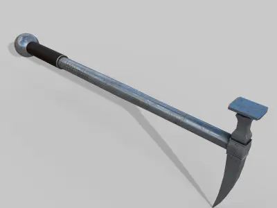 War hammer Low-poly 3D model