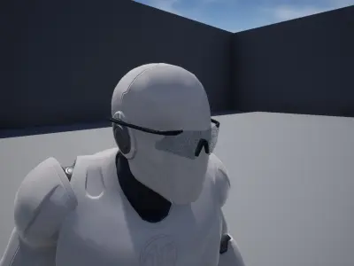 ESS ICE glasses Low-poly 3D model