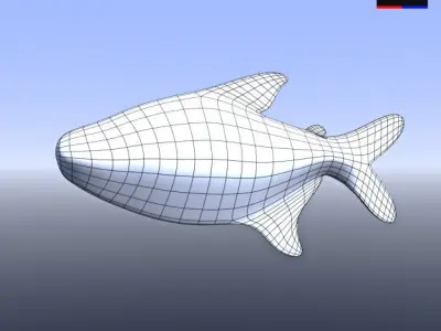 Realistic River Fish 3D model