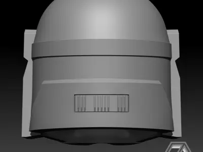 STAR WARS - BESKAR TROOPER MANDALORIAN HELMET 3D print model