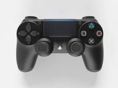 Sony PlayStation PS4 PRO DualShock Controller 3D model