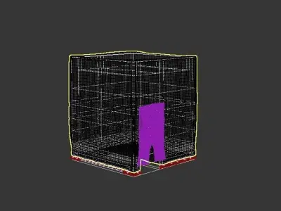 kaaba Low-poly 3D model