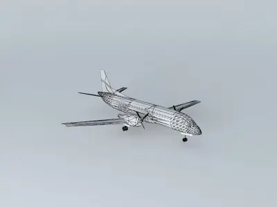 FlyRoyal SAAB 340 Free 3D model