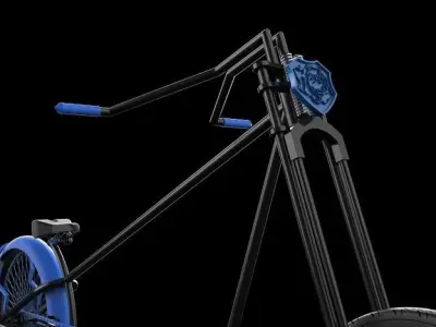 Chopper Bicycle Free 3D model