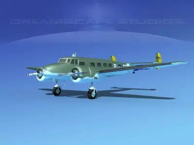 Lockheed C-37 US Army Air Force 3D model