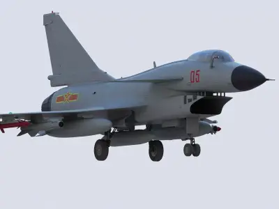 Chengdu J10 Fighter 3D model