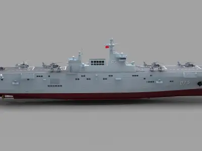 Chinese Navy Type 075 Amphibious Assault Ship 3D model