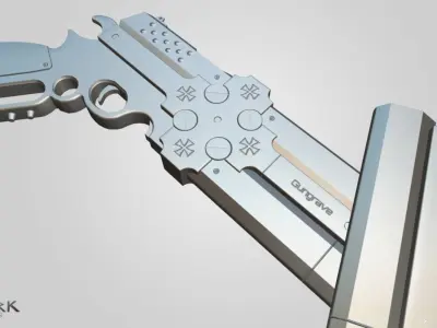 GunGrave Cerberus Low-poly 3D model