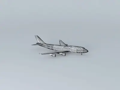 Plane in Viracopos 3D model