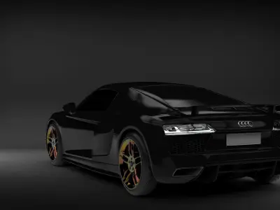 Audi R8 3D Car Model Free 3D model