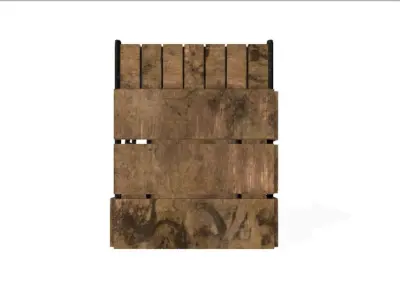 Gun Tower 3 Free low-poly 3D model