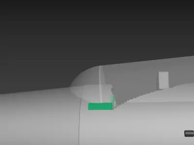 MiG-19 fighter jet 3D model