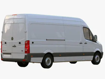VW Crafter Van 3D model