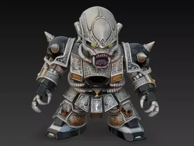Alien Xenomorph Gundam Mode 3D print model