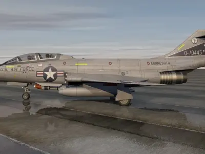 McDonnell F-101B Voodoo 3D model