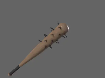 PBR Baseball Bat Weapon V1 Low-poly 3D model