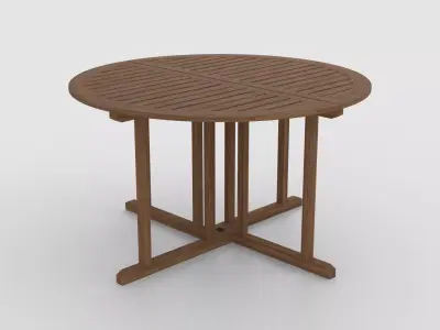 Table Low-poly 3D model 19