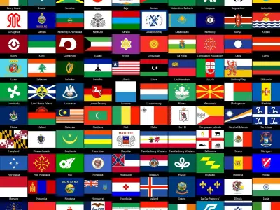 Set of 500 flag Texture