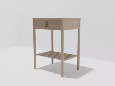 BJORKSNAS Nightstand IKEA Free 3D model