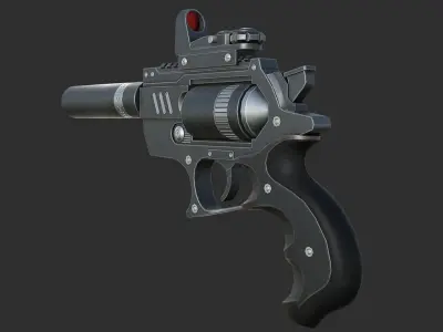 a Gun 3D model