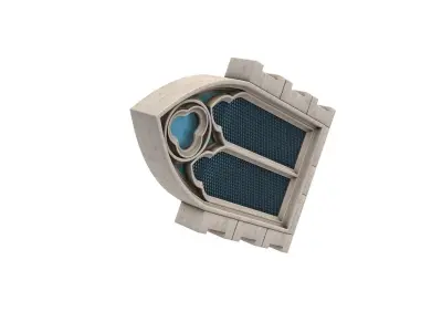 Gothic Window 3D model