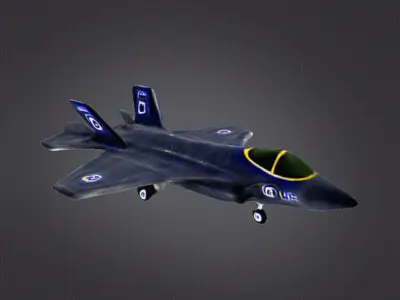F35 Jet 3D print model