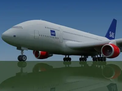 Scandinavian Airlines SAS 3D model