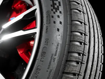Michelin Pilot Sport EV 245 45 R20 3D model