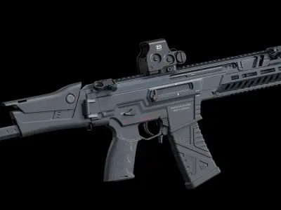 HK437 Low-poly 3D model