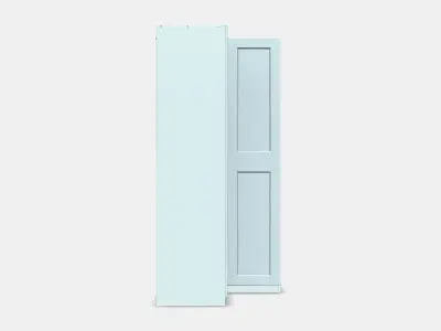 PAX  GRIMO Corner wardrobe Free low-poly 3D model