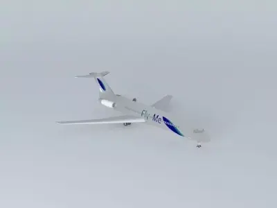 Fly Me McDonnel Douglas MD 87 Free 3D model