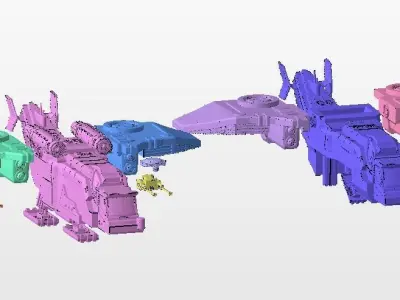 28mm Transport Flyers 3D print model